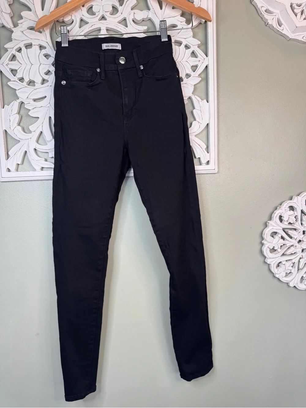 Good American Always Fits Good Legs Crop Skinny Jeans  0/25